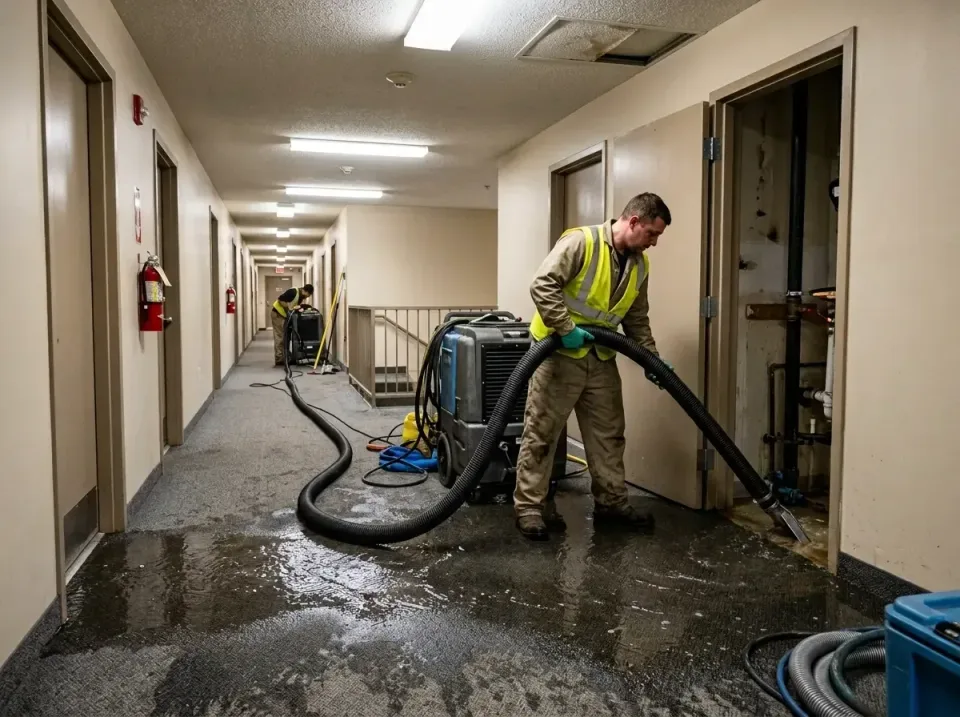 multi-unit-apartment-hallway-f-005 — frequently asked questions, Emergency Burst Pipe Water Extraction & Removal in Nice, CA